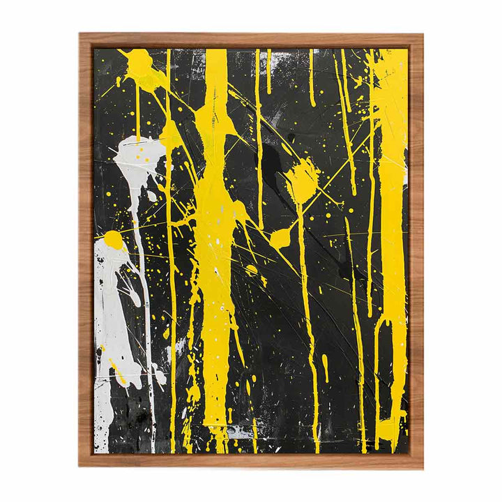 Yellow Abstract Art  Painting