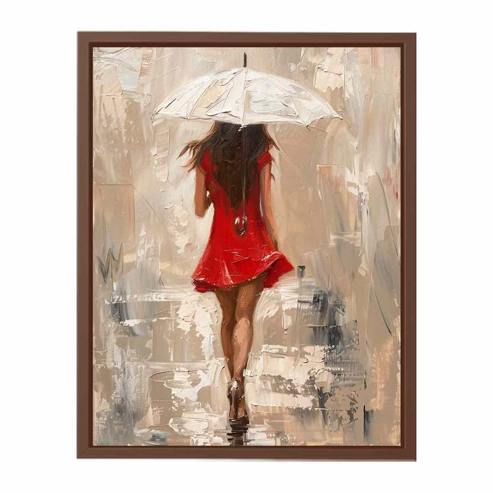 Walking Painting  Art Print