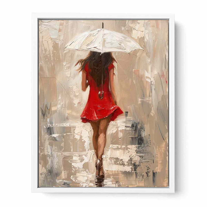 Walking Painting Canvas Print