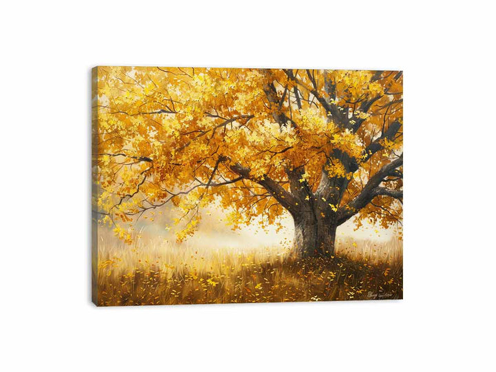 Golden Tree Painting  