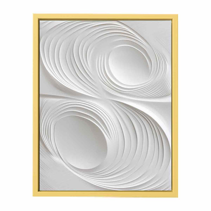 Modern white Art Painting  Poster