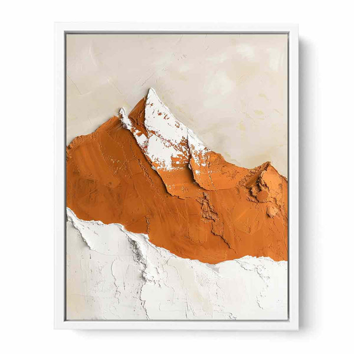  Snow Mountian Painting Canvas Print