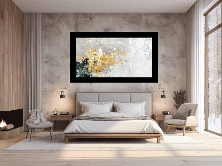 Gold Abstract Art  