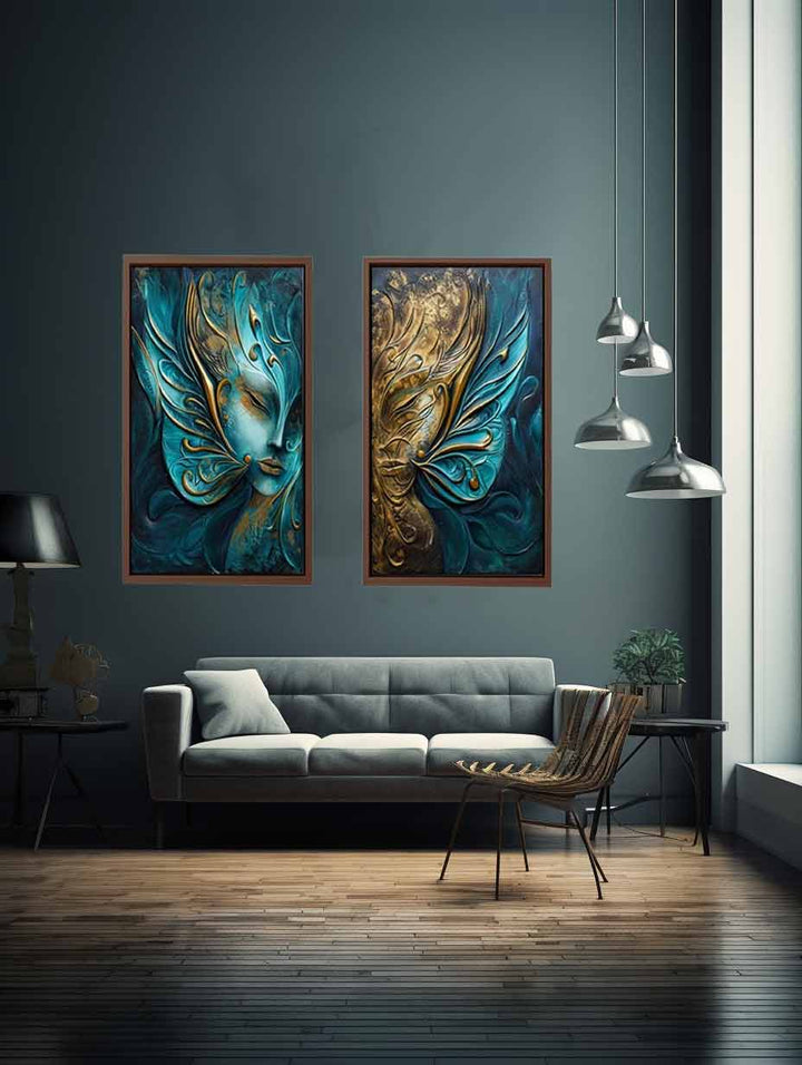 2 Peice Luxury wall Art